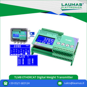 Transmisor de Peso Digital-Analógico TLM8 Ethercat [Rs485 - Ethercat] 8 Canales para Celdas de Carga - Product Image 3