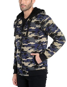 Personnalisé 100% Coton Hiver Polaire Matériel Conception Professionnelle Sweat À Capuche Surdimensionné Techniques Brodées Motif Imprimé Camo XS - Product Image 2