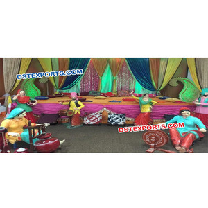 Decoración de Escenario para Bodas Punjabi, Estilo Real, Fabricante de Escenarios para Bodas, Decoración de Escenarios de Estilo Moderno - Product Image 1