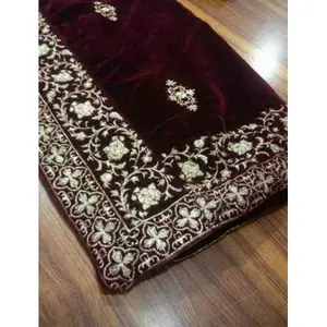 ผู้หญิงกำมะหยี่ผ้าคลุมไหล่คุณภาพสูงสำหรับผู้หญิง - Product Image 1