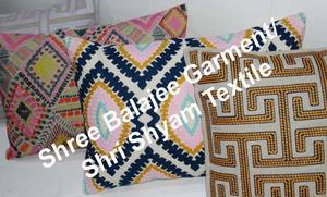 Fundas de almohada de algodón bordadas a mano indias Suzani suave funda de cojín de sofá bordada 16x16 estilo Kantha Reversible Home Hotel - Product Image 5