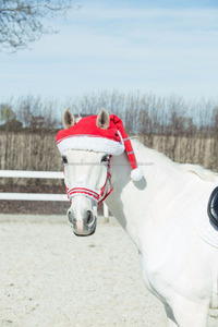 Caballo espíritu de Navidad Santa Reno vestido elegante Caballo y jinete traje - Product Image 5