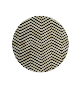 Zigzag Bone Inlay Coffee <b>Table</b> - Product Image 2