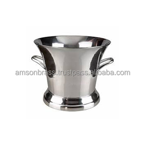 Gran enfriador de champán, cubo de hielo de cerveza, aislado enfriador de vino, cubo de hielo de Metal Vintage, Enfriador de vino de Metal con asa - Product Image 4