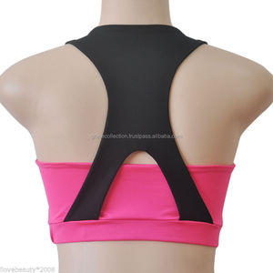 Sujetador deportivo de poliéster de alta calidad para niñas, ropa deportiva para gimnasio y Fitness - Product Image 2