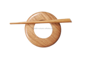 Mango Wood <b>Shawl</b> <b>Pins</b> India - Product Image 4