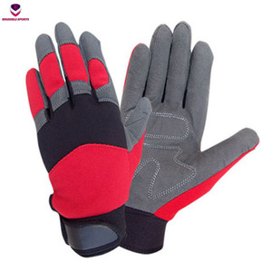 Guantes mecánicos de cuero, fabricados en paquistaní - Product Image 4