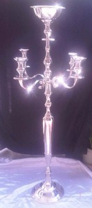<b>Candelabra</b> <b>Black</b> 5 Light for Wedding and Party Decoration - Product Image 3