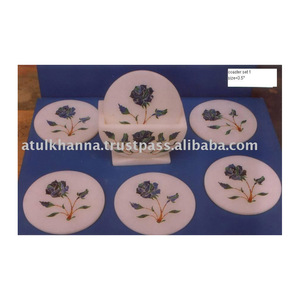 Marble Cup <b>Coaster</b> <b>Sets</b> - Product Image 1