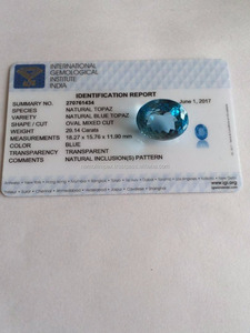 Topaze — goaze de qualité supérieure supérieure, certifié IGI - Product Image 2