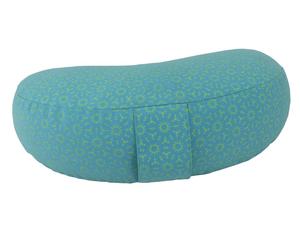 India 100% algodón sarga hecho a mano Yoga meditación media luna cojín refuerzos Color personalizable tamaño OEM marca privada - Product Image 4