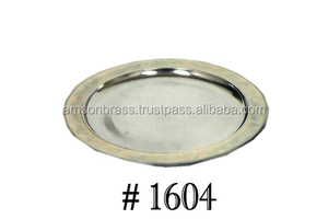 Assiettes de Présentation en Acier Inoxydable Écologiques, Taille et Logo Personnalisables, Style Classique, pour Maison, Restaurant, Mariage, Vente en Gros - Product Image 2
