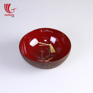 Cuenco de cáscara de coco lacado, cuenco de coco de Vietnam, venta al por mayor - Product Image 4