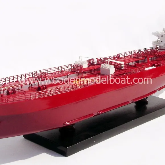 木製クルードオイルタンカーモデル船/木製タンカーモデル船/船モデル