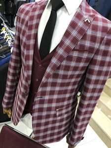 Completo da <span class=keywords><strong>uomo</strong></span> <span class=keywords><strong>Slim</strong></span> <span class=keywords><strong>Fit</strong></span> Design personalizzato per il tempo libero da <span class=keywords><strong>uomo</strong></span> - Product Image 2