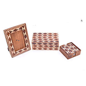 Exquisito joyero de madera de lujo, mosaico de nácar, carcasa de chapa, compartimentos para cajones, artesanías naturales, soporte de joyería de madera - Product Image 3