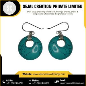 Boucles d'oreilles en diamant en argent sterling 925 pour fête de mariage et cadeau - Product Image 2