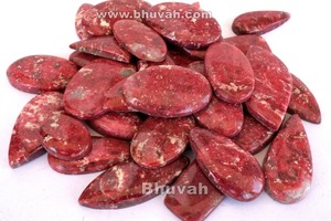 อัญมณี thulite Cabochon thulite หลวมหินอัญมณีหลวมสำหรับทำเครื่องประดับ - Product Image 4