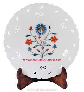 Home Decorative Soapstone Inlaid Plate - Product Image 1