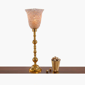 Home Decorative Gold Plated <b>Brass</b> <b>Candle</b> <b>Stick</b> Holder / <b>Candle</b> <b>Stick</b> Stand at Reasonable Price - Product Image 4