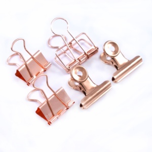 Toolour — lot de limes de papier, la série nostalgique Vintage, couleur or Rose assortie, épingles dans un plateau de rangement, papeterie - Product Image 3