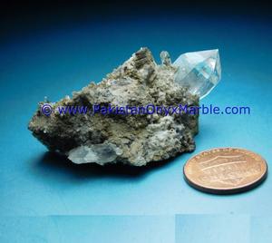 Herkimer Diamond Quartz Crystals Ere est une eau naturellement à double terminaison - Product Image 2