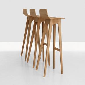 Tabouret de Bar en bois, noir, moderne, pour Bar - Product Image 2