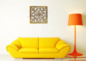 Panel de pared de MDF decorativo de alta calidad con diseño tallado a mano por fabricante indio para compradores mayoristas y proyectos de interiores - Product Image 4