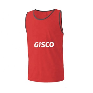 OEM Gilet d'entraînement de football personnalisé Tissu en maille de haute qualité/Nylon Chemises et hauts unisexe pour adultes - Product Image 1