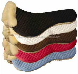 Shemax Horse <b>Equestrian</b> Artificial Sheepskin Half Pad - Product Image 1