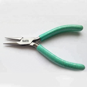 Alicates de punta de cadena para fabricación de joyas profesionales, alicates de cadena recta con mango largo, Alicates de punta de joyería - Product Image 1