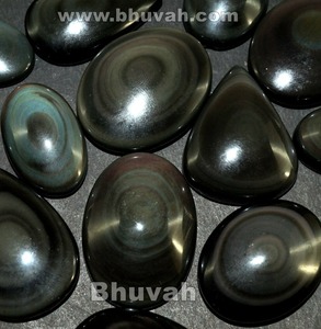 Arco Iris obsidiana piedras preciosas sueltas cabujón natural al por mayor lote mezcla gemas para la fabricación de joyas anillo de piedra colgante pendiente pulsera - Product Image 2