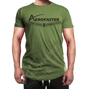 เสื้อยืดผู้ชายสีเขียวมะกอก - Product Image 1