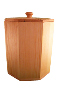 Urna de cremación de madera rosa, suministros funerarios, Brassworld, India - Product Image 5