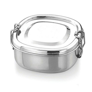 Lonchera Aislada de Acero Inoxidable, Contenedor de Almacenamiento de Alimentos, Lonchera Térmica de Metal - Product Image 1