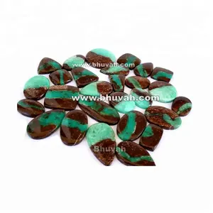 Penjualan Terbaik Tertinggi Peringkat Bagus Brilian Kualitas AAA Natural Chrysoprase Cabochon