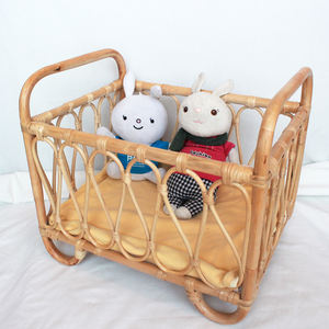 Cunas de Mimbre al por Mayor, Muebles de Juguete para Muñecas, para Bebés y Niños - Product Image 5