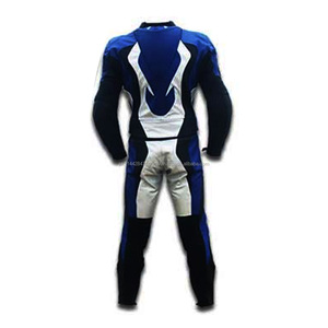 Nuevo 2018 de cuero azul Suite/este traje es de 100% profesional para motociclistas - Product Image 3