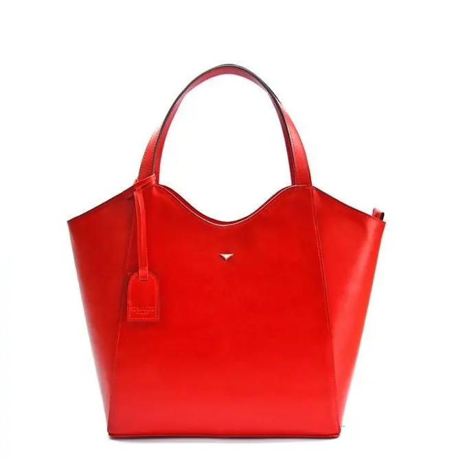 女性のための手作りの革のトートバッグ本物のハンドバッグ-ALD0118