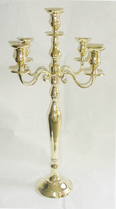 Décoration de mariage/fête/maison/hôtel 5 candélabres en argent clair - Product Image 4