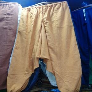 Moda mujer algodón cáñamo liso colores sólidos Harem pijamas/pantalones al por mayor exportador de India - Product Image 4