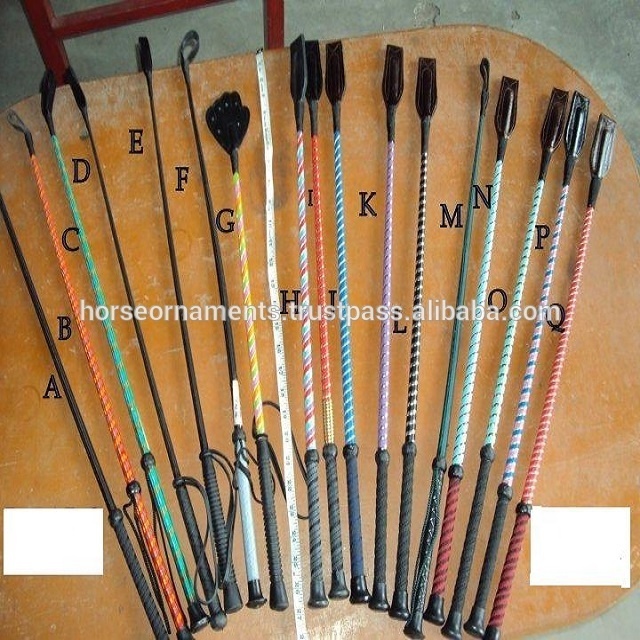 Látigo De Entrenamiento Para Caballos - Fibra Plástico Reforzado, 67 Cm, Negro, Flexible Y Duradero