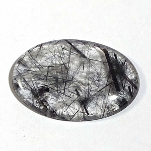 Loose Cabochon Đá Quý Tự Nhiên Quà Tặng Bạn Gái Màu Đen <span class=keywords><strong>Rutile</strong></span> Thạch Anh - Product Image 2