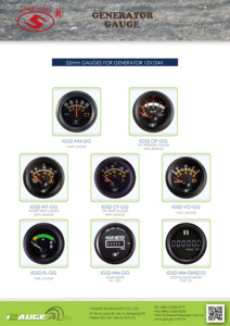 เกจวัดระดับน้ำมันเชื้อเพลิงคุณภาพสูง IGauge 52 มม. 12/24V ได้รับการรับรองมาตรฐาน CE และ ISO9001 - Product Image 6