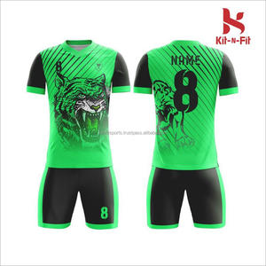 Ensembles d'uniformes de sublimation à bas quantité minimale de commande à prix réduit vente en gros bon marché service OEM uniforme de football de football unisexe pour équipe - Product Image 6