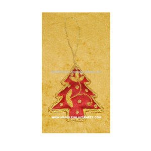 Adornos Navideños Bordados a Mano con Hilo Zari - Product Image 1