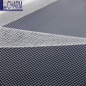 LCY863ไต้หวัน40D สีขาวหกเหลี่ยมรังผึ้ง100โพลีเอสเตอร์ผ้าตาข่ายนุ่ม - Product Image 4