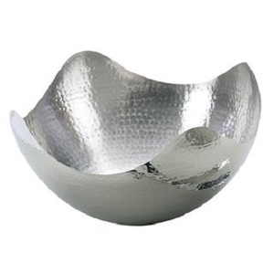 Bol à fruits en métal martelé personnalisé de haute qualité Vaisselle en aluminium écologique Vaisselle polie - Product Image 1