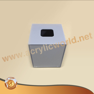 Caja de soporte para pañuelos con cubierta acrílica de fábrica - Product Image 6
