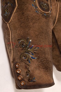 กางเกงขาสั้นบาวาเรียสำหรับผู้ชายกางเกงขาสั้นบาวาเรียป้องกันริ้วรอย Oktoberfest Lederhosen กางเกงบาวาเรียเยอรมันรุ่นล่าสุดพร้อมคุณสมบัติขนาดใหญ่พิเศษ - Product Image 3